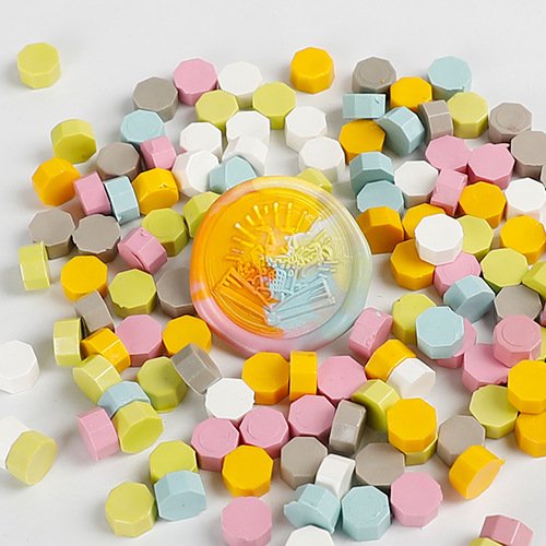 Wholesale high quality small sachets of particles color mixing color sealing wax fire lacquer seal wax