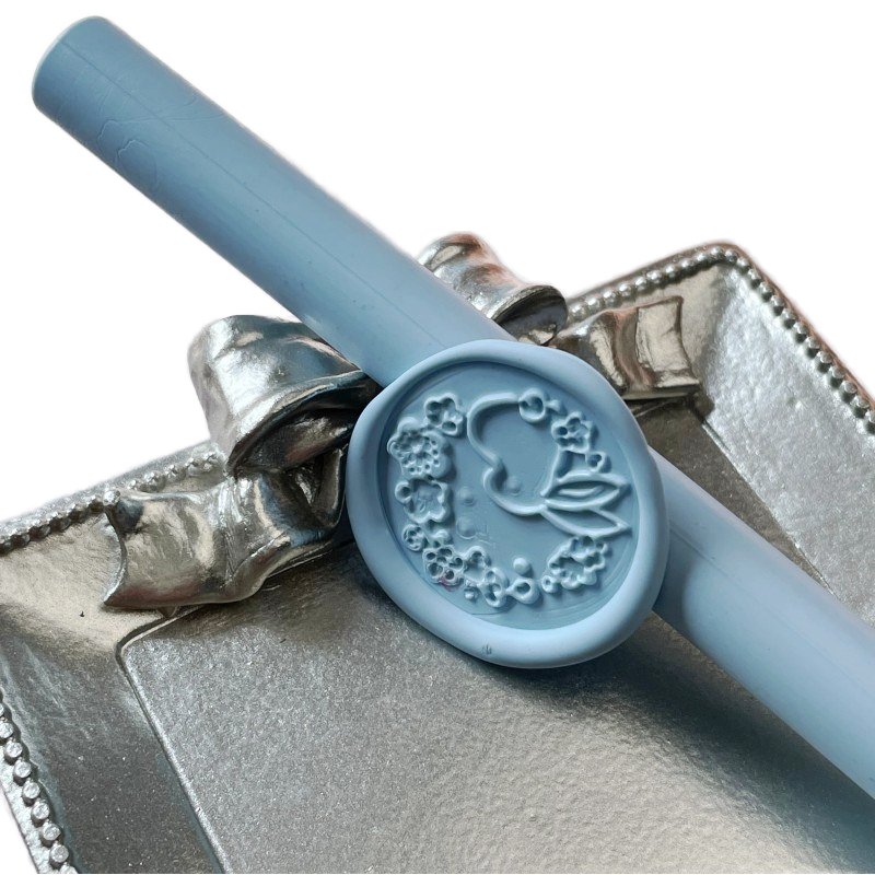 Clear water blue 135*11mm sealing wax sticks for glue gun for decoration , production application