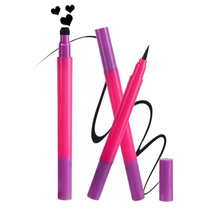 Custom Color Double Head Eye Pencil Multi-shape Private Label Liquid Waterproof Stamp Eyeliner Pen With Free Sample