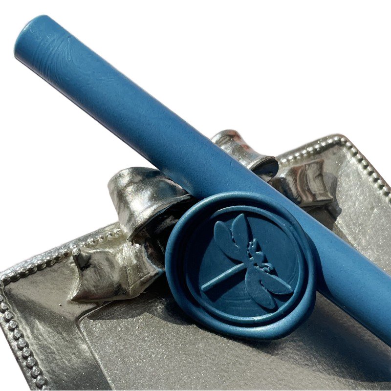 Glaze blue 135*11mm sealing wax sticks for glue gun for decoration , production application