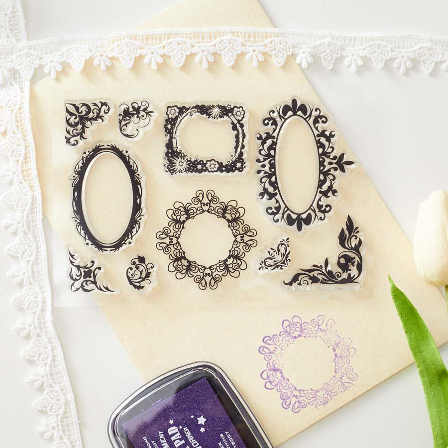 New designiing custom clear stamps for card making decoration and DIY scrapbooking