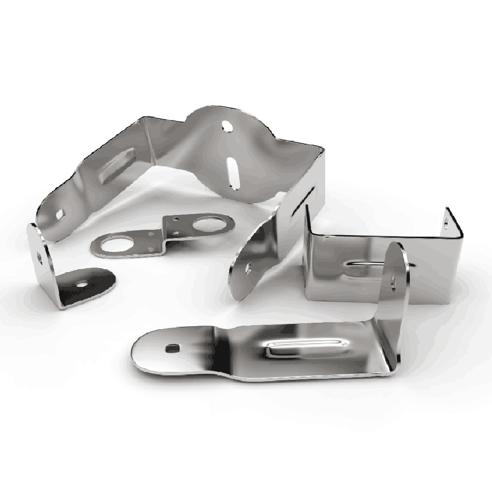 Stamped Metal Parts Electrical Custom Stainless Steel Brass Metal Sheet Bending Piece Stamping Contact Exhaust