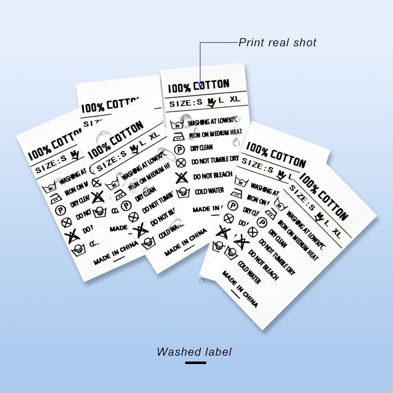 N-mark China automatically cutting cloth label ribbon printer, garment shop multi-pieces care label digital printing machine