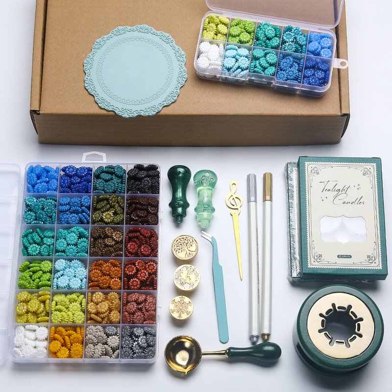 Wax sealed gift stamp set/bubble handle/sealing wax bead particles/wedding invitation letter envelope wax mold/wholesale