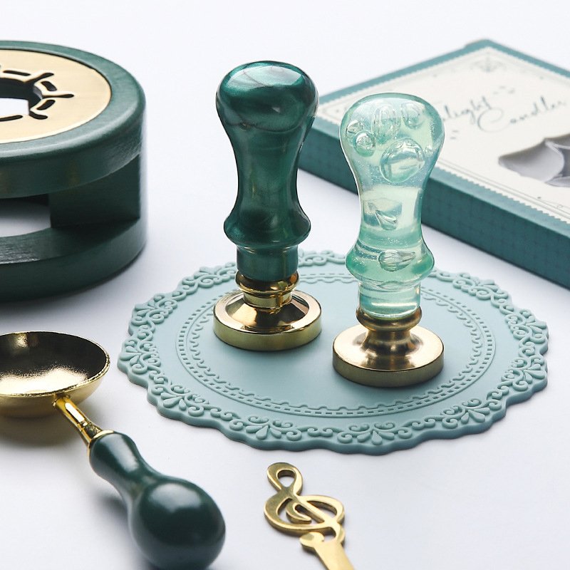 Wax sealed gift stamp set/bubble handle/sealing wax bead particles/wedding invitation letter envelope wax mold/wholesale