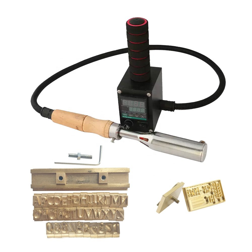 Diy portable logo custom leather stamp tools for leather stamping 220V 110V