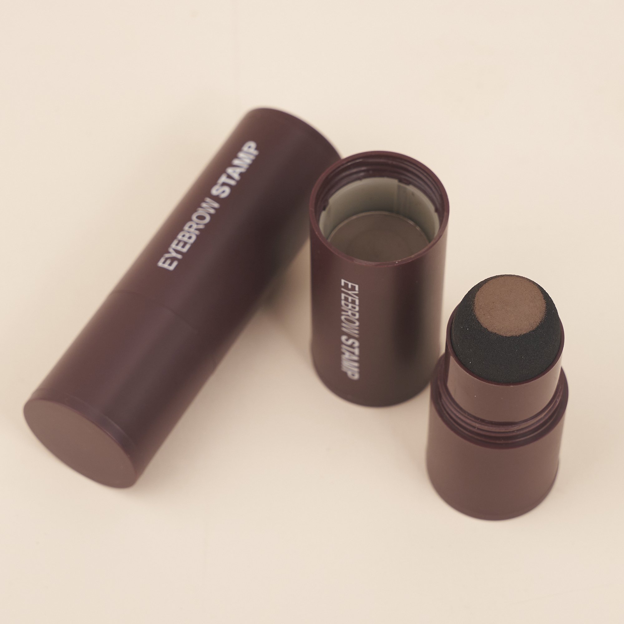 Low MOQ Eye Brow Powder Stamp Kit Waterproof Private Label Eyebrow Stamps