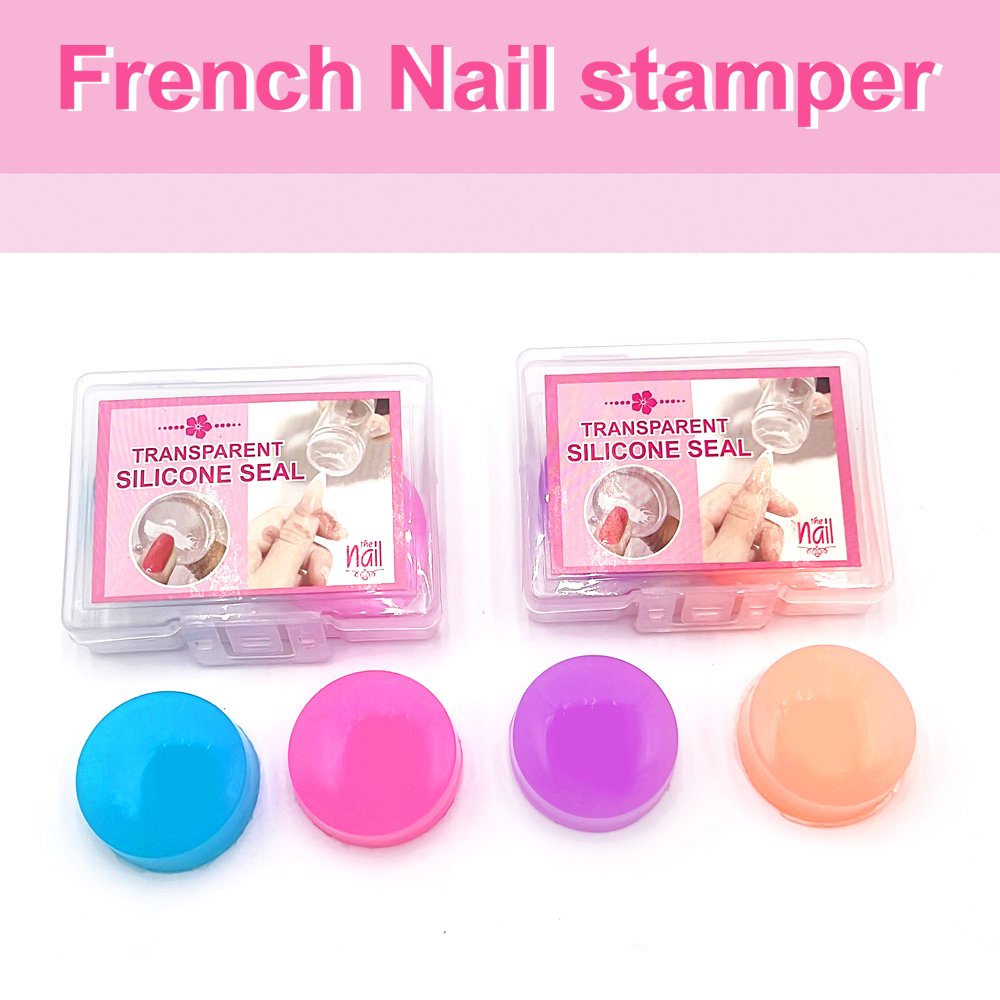 2.8cm Silicone Nail Art Stamper for Creating Unique and Eye-catching Nail Designs