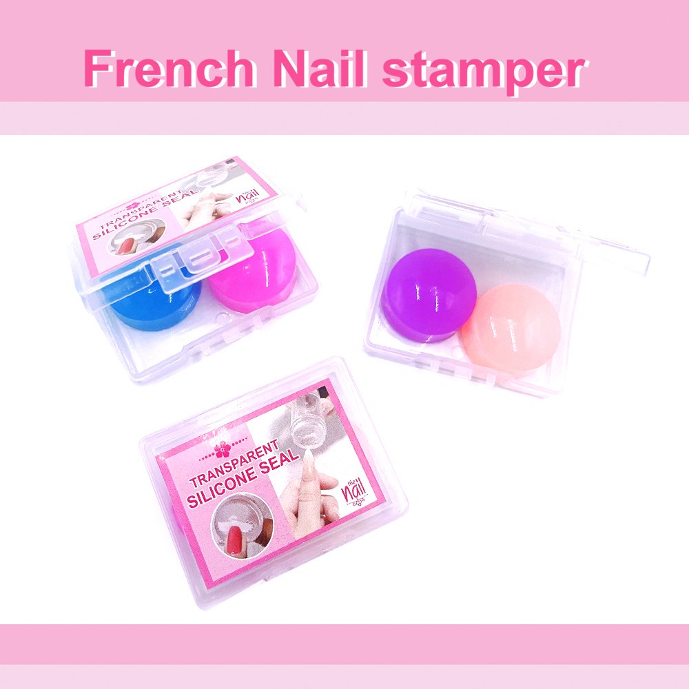 2.8cm Silicone Nail Art Stamper for Creating Unique and Eye-catching Nail Designs