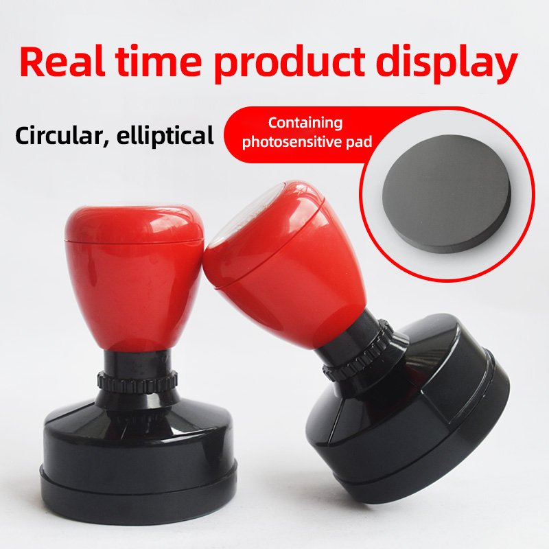 HA series sparkling stamps Self-Inking Stamp Circular Imprint Plastic Ink Pad for Office Use