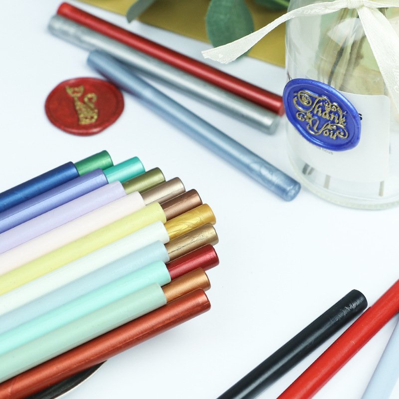 68 Colors 10*0.7cm Sealing Wax Beads Wax Seal Beads Wax Seal Sticks For Stamp