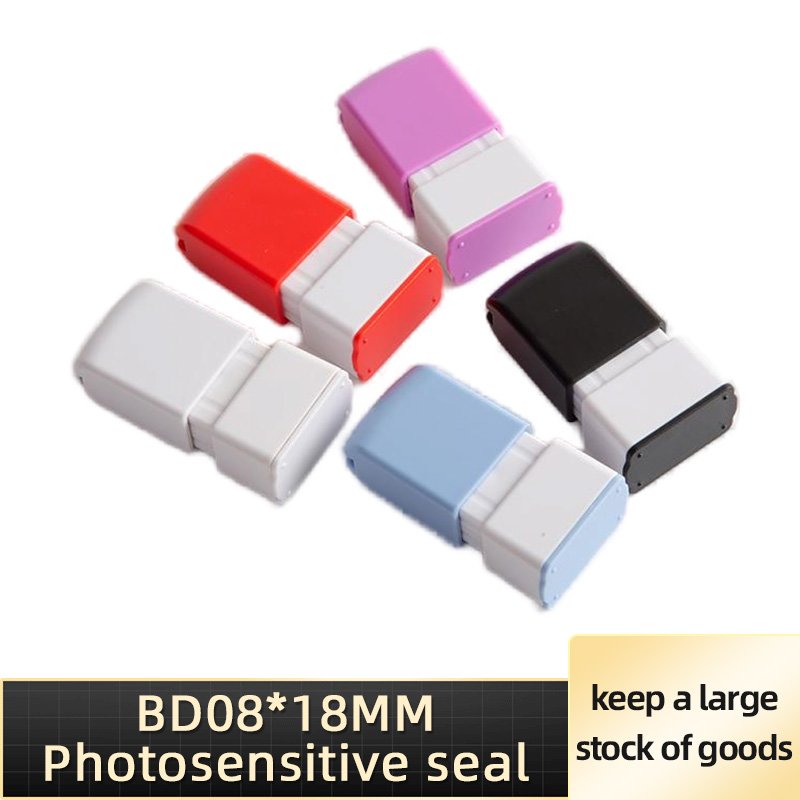 High quality sparkling stamp material, premium stamp square elastic feel stamp 8-18MM