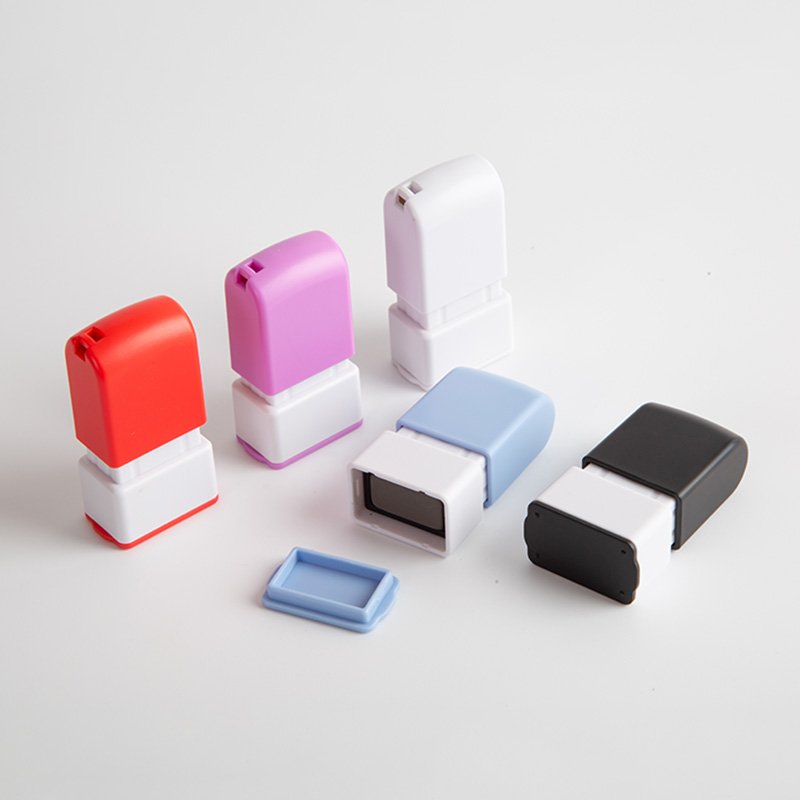 High quality sparkling stamp material, premium stamp square elastic feel stamp 8-18MM