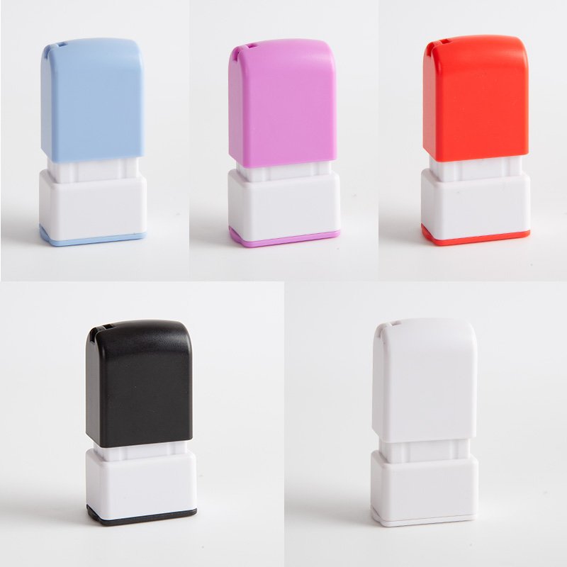 High quality sparkling stamp material, premium stamp square elastic feel stamp 8-18MM
