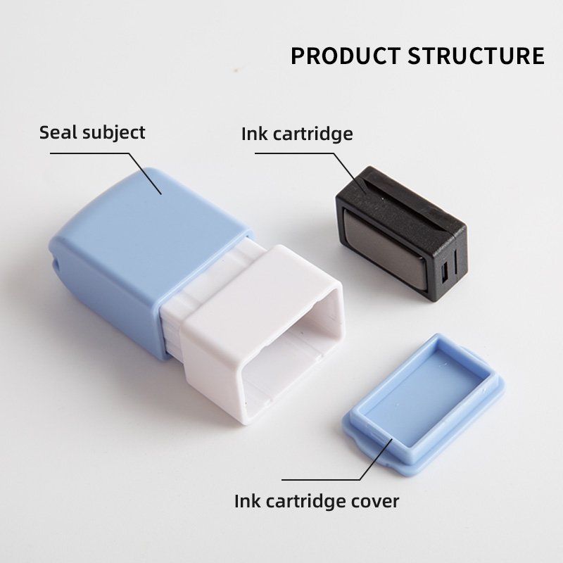 High quality sparkling stamp material, premium stamp square elastic feel stamp 8-18MM