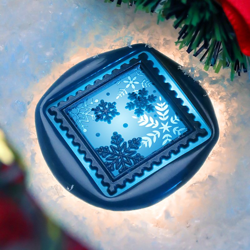 Factory Price Christmas Series Smiling Snowman Celebrating Christmas Holiday Gifts Wax Seal Stamp Head
