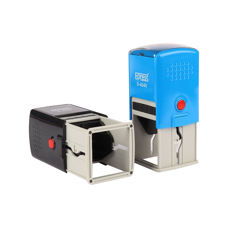Office Stationery Plastic Custom Stamp Machine Eco-friendly Color Box Office Supplies Rectangle Self-inking Stamp