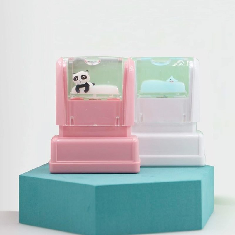 factory supply DIY kid toy fun joy pupil stamp distribution pre ink flah foam stamp Hongtu clothes flash stamp