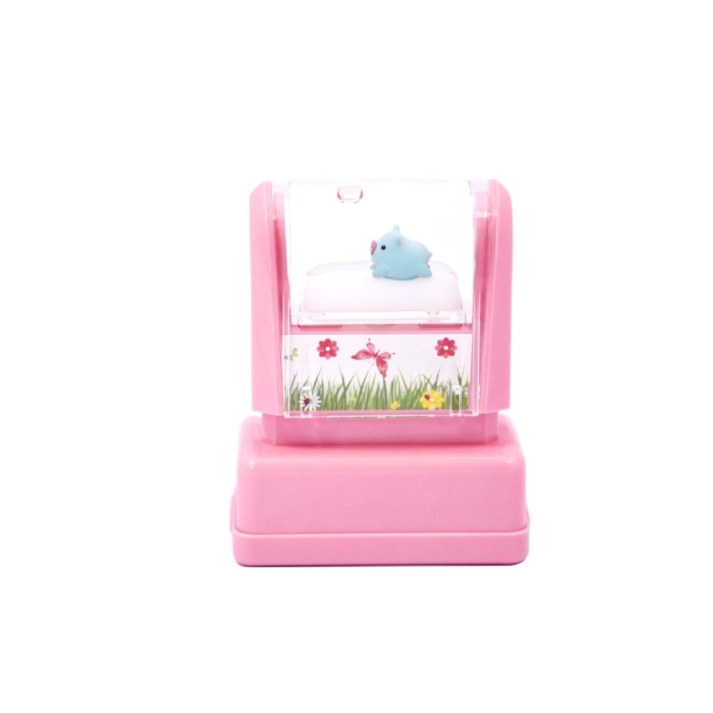 factory supply DIY kid toy fun joy pupil stamp distribution pre ink flah foam stamp Hongtu clothes flash stamp