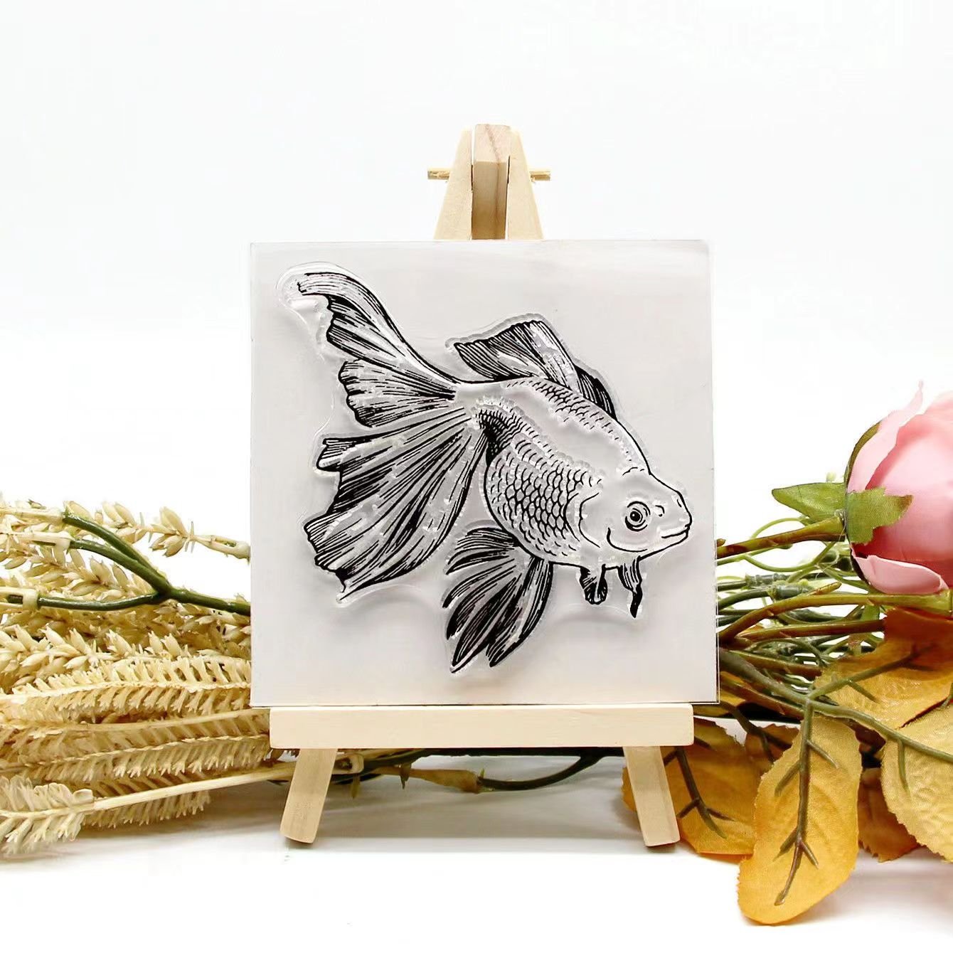 LOW MOQ Decorative Custom Clear Rubber Stamps for Holiday Card Making Decoration and DIY Scrapbooking Album DIY Crafts
