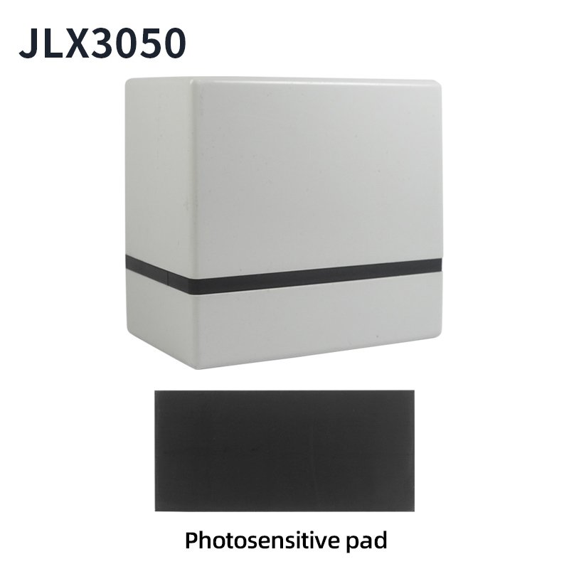 JLX Rectangular glitter stamp Self-Inking Stamp Circular Imprint Plastic Ink Pad for Office Use