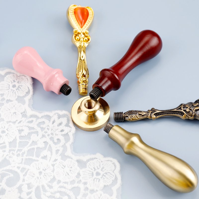Vintage wax stamp, lacquer stamp handle, multiple styles to choose from, wax stamp handle embossed stamp manufacturer, wholesale