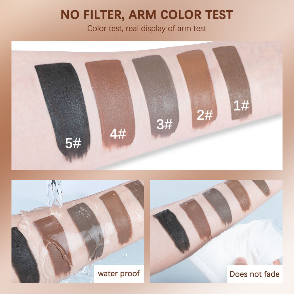 OEM Eyebrow Stamp Stencil Kit Brow Pomade Create Eyebrow Colors Makeup Brow Stamp TINT Waterproof Long Lasting