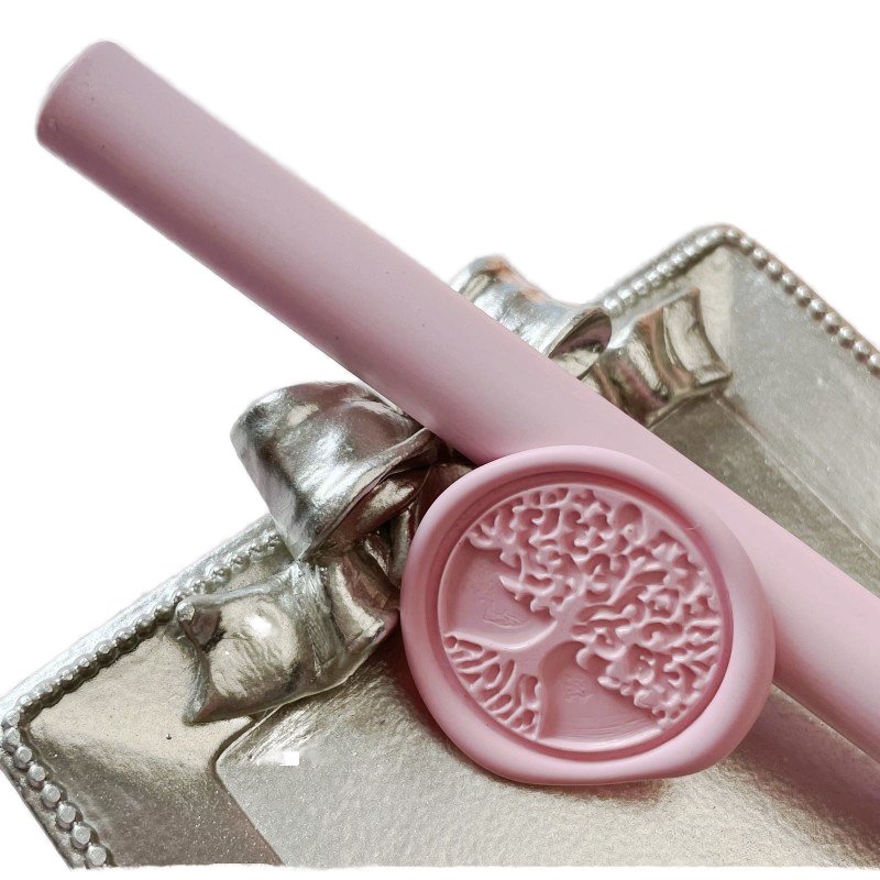 Sakura Pink Fog effect Antique Royal 135*11mm Personalized LogoSticks 65 Colors Hot Melt Glue Gun Use 65 Colors Sealing Wax