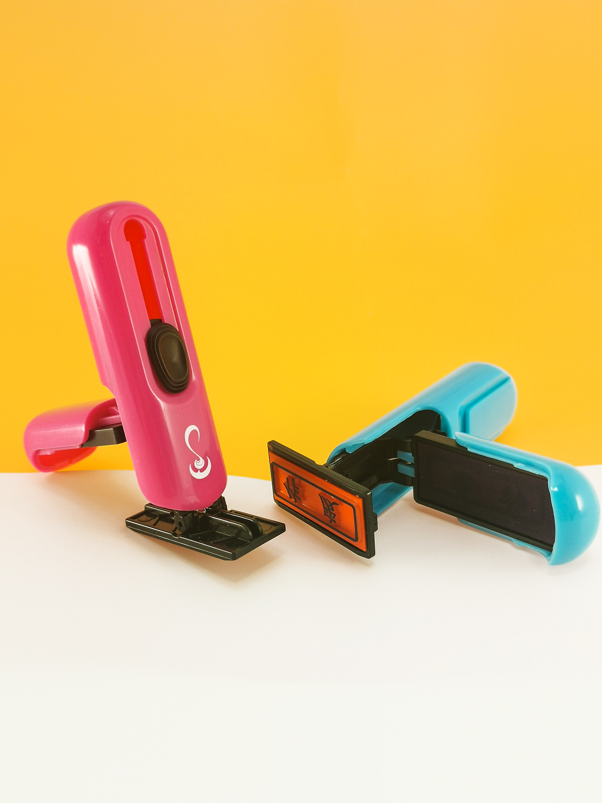 Fashionable design pocket stamp WES PT-1336 self-inking stamp