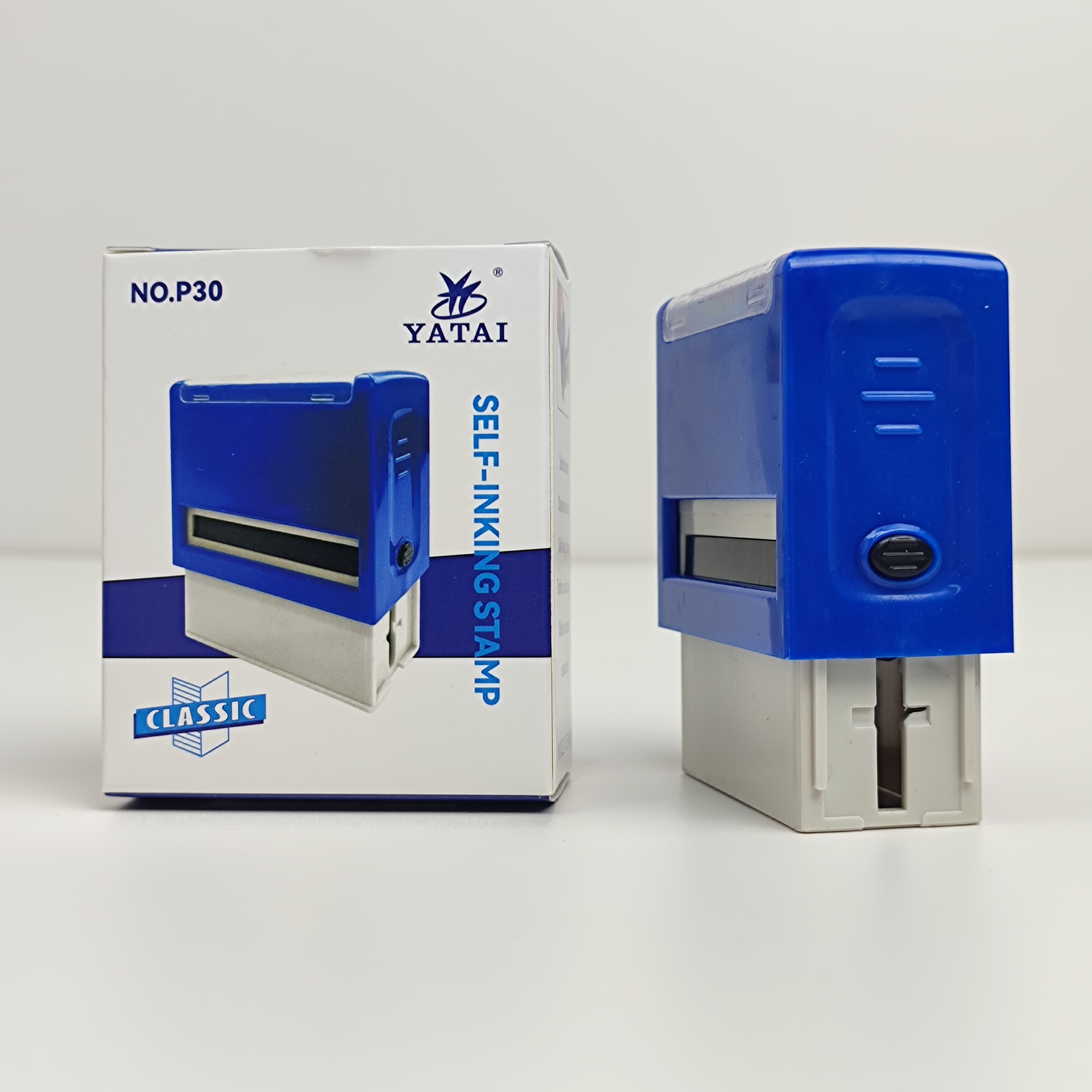 High Quality Low Price Rectangle Automatic Self Inking Stamp Stempel Office Text Rubber Stamps