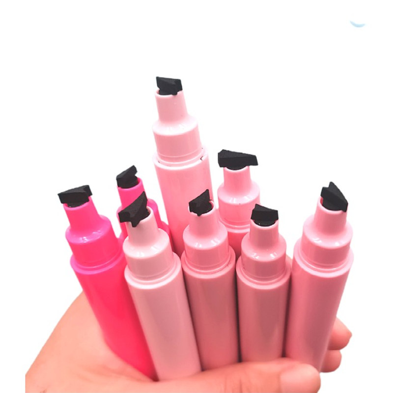 Double Head Wing Shape Liquid Eyeliner Stamp Private Label Color Eyeliner 2 in 1 Stamp Eraser Eyeliner Pencil