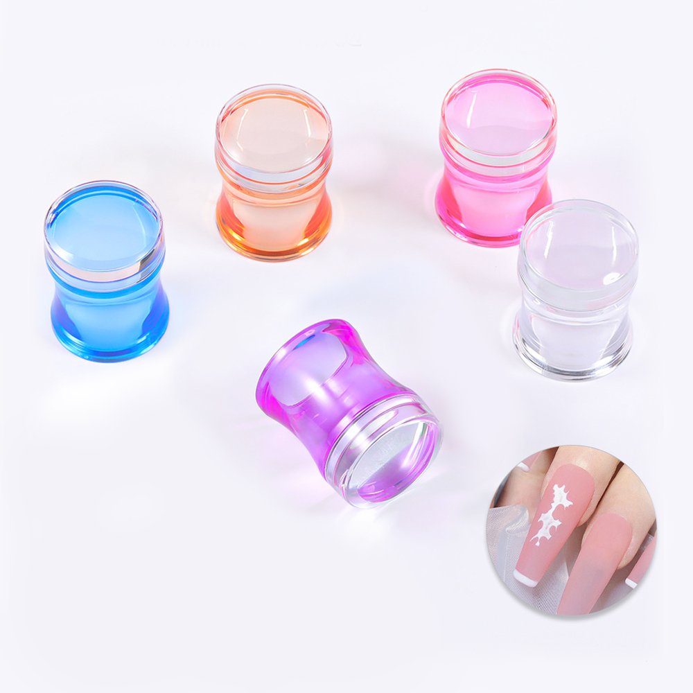 4.0cm Silicone Nail Art Stamper Unique and Eye-catching Design for Creating Distinctive Nail Art
