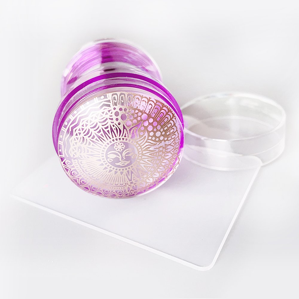 4.0cm Silicone Nail Art Stamper Unique and Eye-catching Design for Creating Distinctive Nail Art