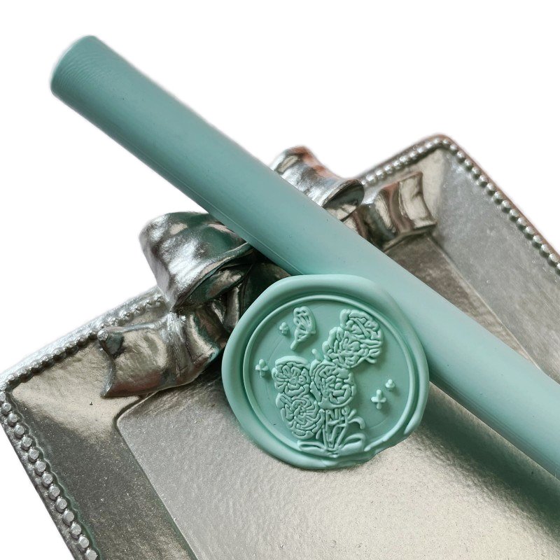Grassy green 135*11mm sealing wax sticks for glue gun for decoration , production application