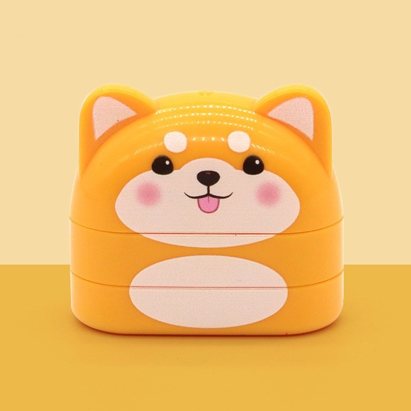 Plastic Child Kids Cute Animal Double Sided Toy Stamps for Clothes