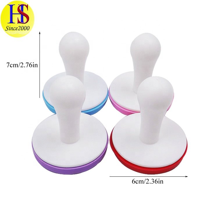 Best Selling BPA Free Baking Letter Embosser Silicone Cookie Stamp with Plastic Handle