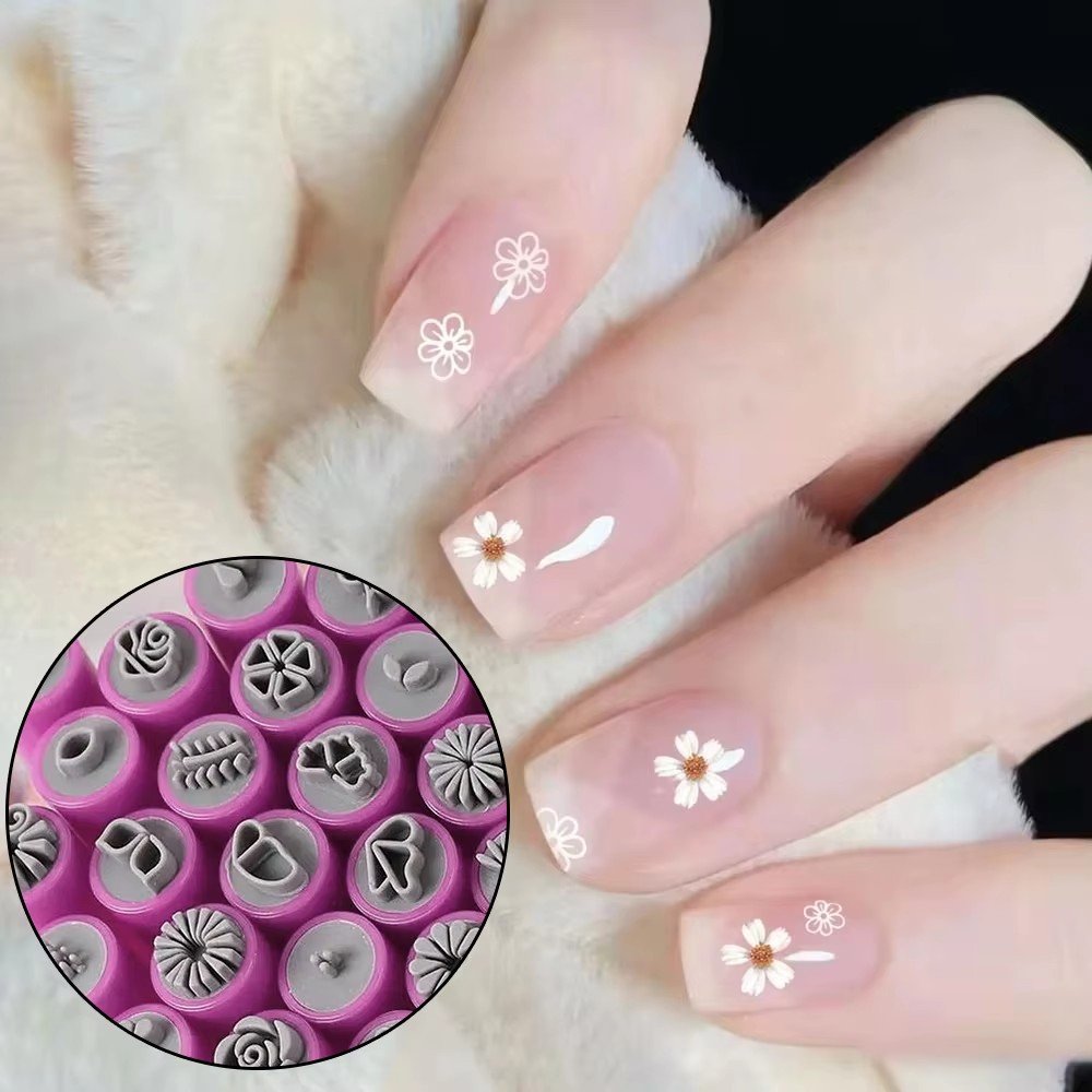 4/6/10pcs Nail Art Stamp Pen Set Nail Decoration Stamping Kit with Assorted Patterns Manicure Design Tool Accessories for DIY