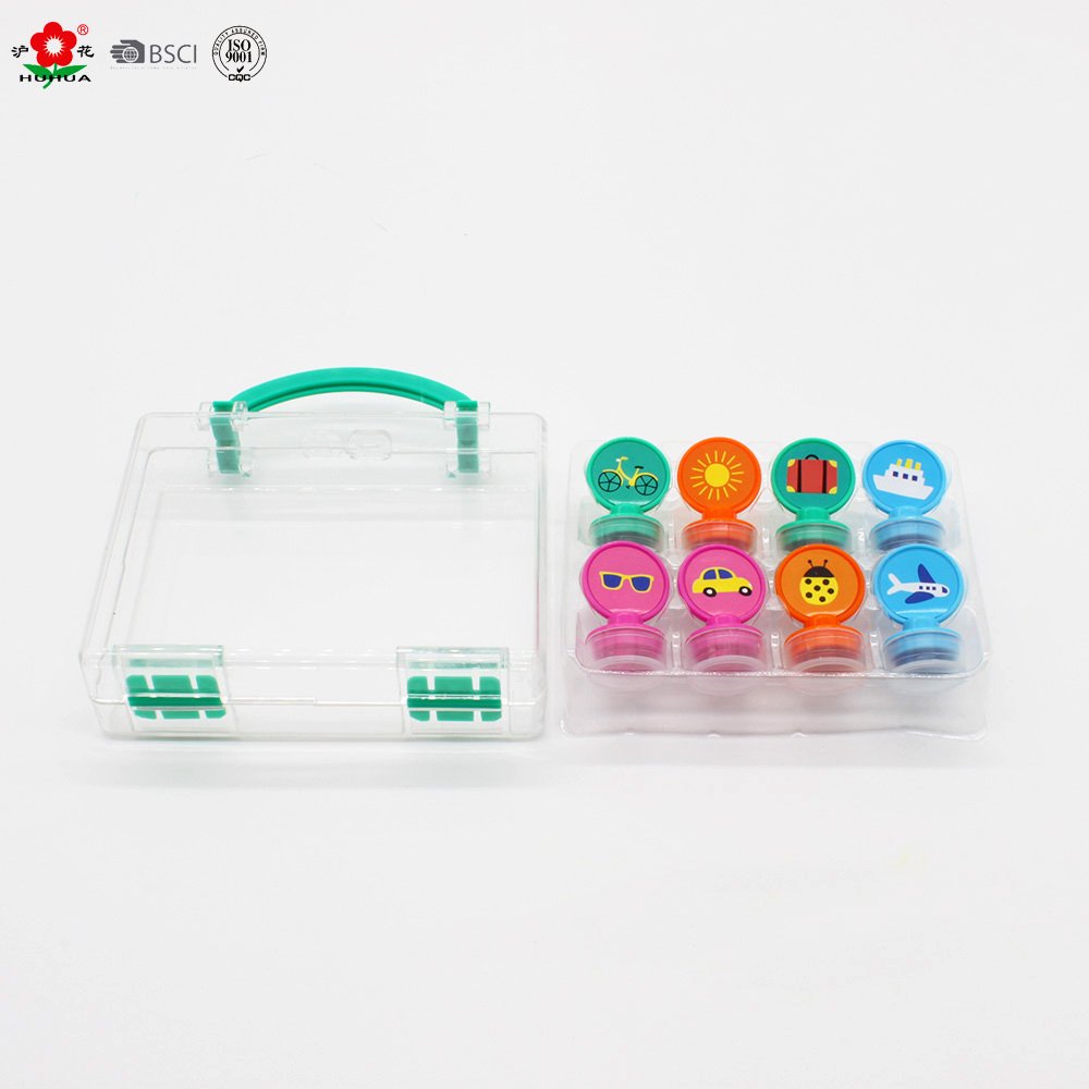 cute Educational lovely suitcase shaped funny stamp children toy