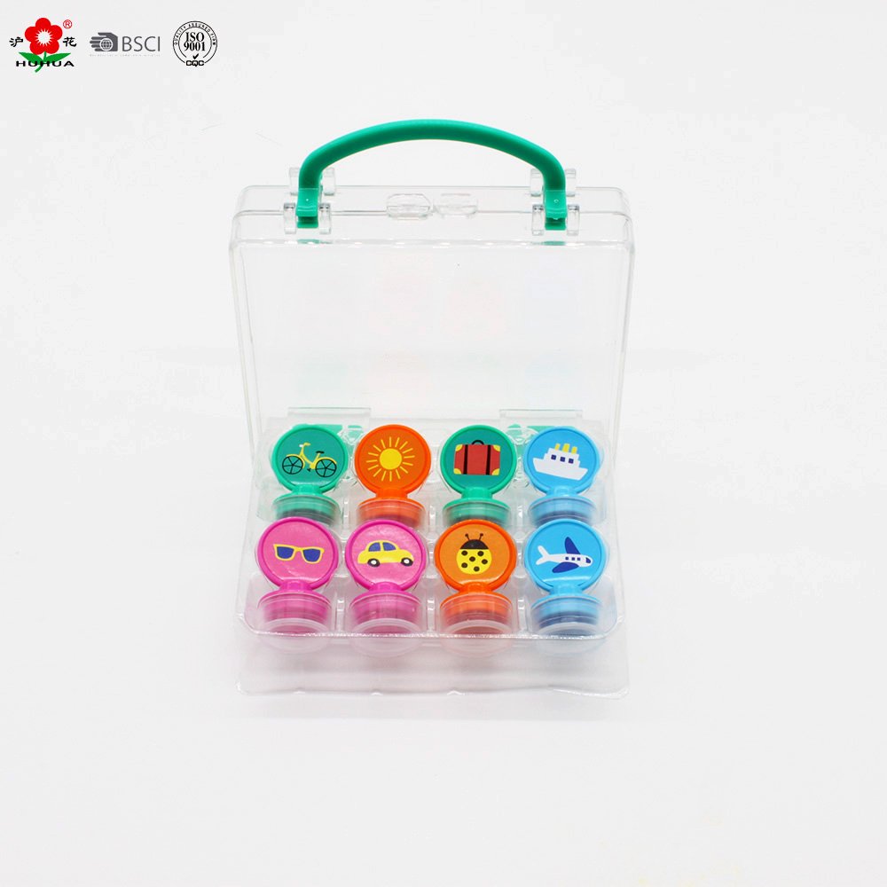 cute Educational lovely suitcase shaped funny stamp children toy
