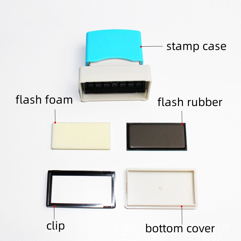 50*20mm Refillable Flash Ink Stamps Seal Blank Flash Stamps