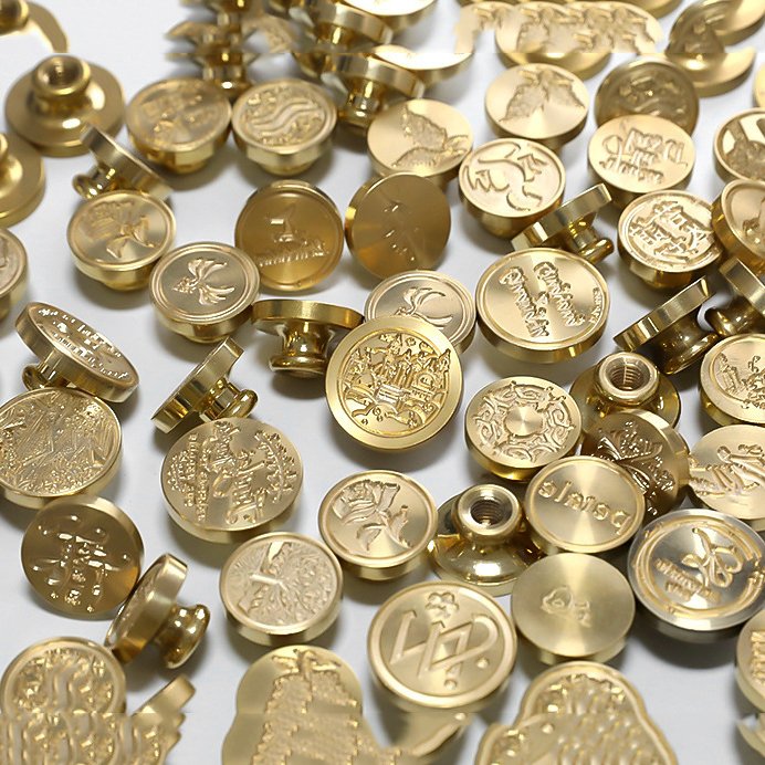 30MM Valentine Wax Seal Stamp Vintage Craft Sealing Stamp Head for Cards Envelopes Wedding Invitations Packaging Scrapbooking