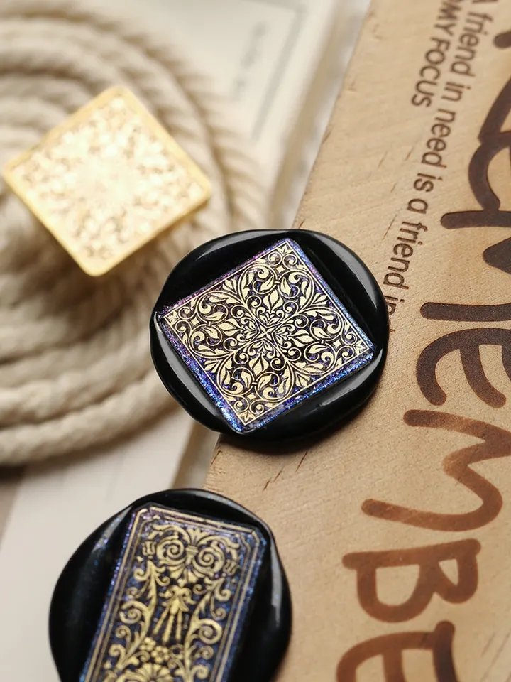 European retro rose window postmark head/stamp wax printing set/wedding invitation envelope decoration/wholesale