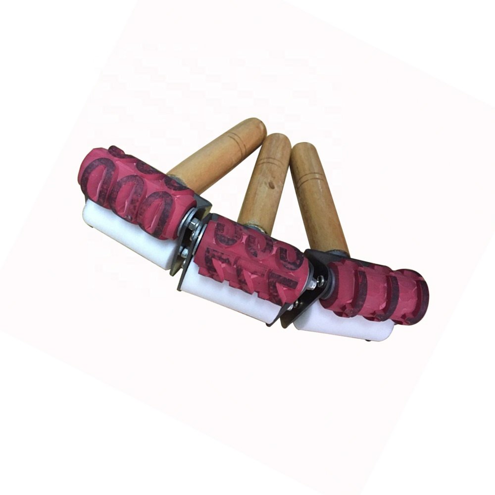 Diy wall advertising rubber ink roller stamp custom design