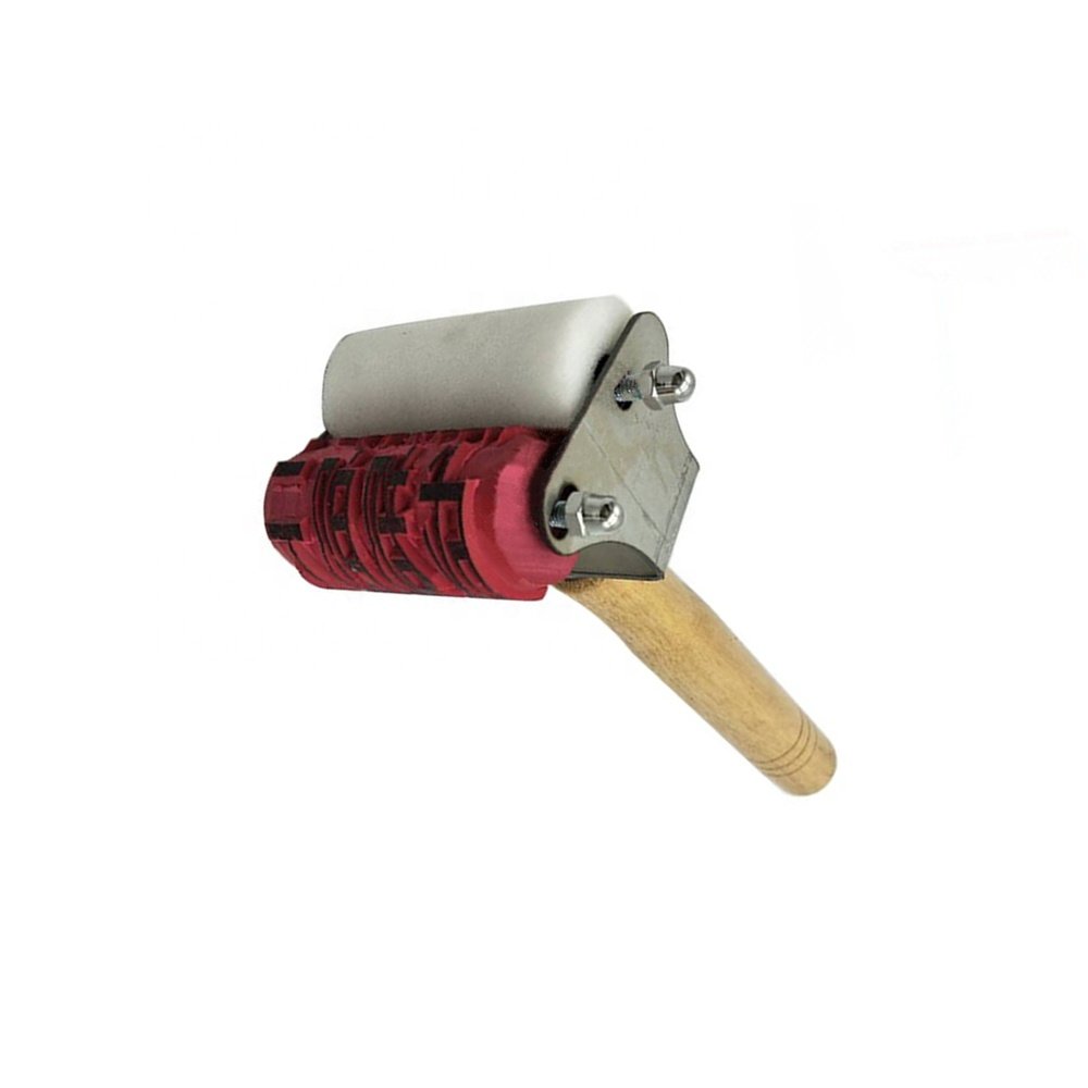 Diy wall advertising rubber ink roller stamp custom design