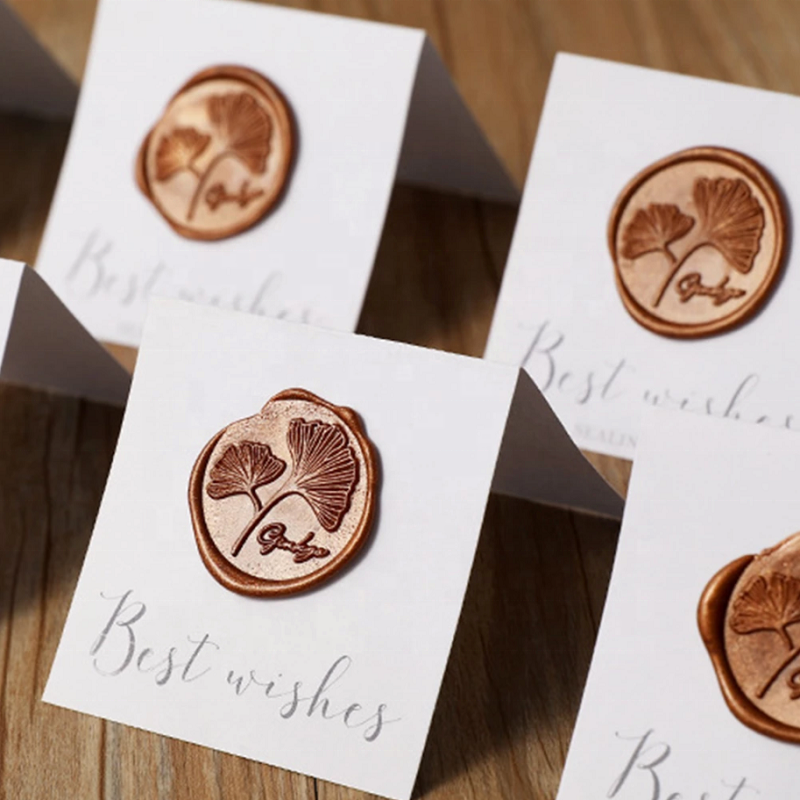 Customized Sealing Wax Beads Pills For Wax Stamp Sealing Greeting Card Seal Wedding Invitation Envelope On Rectangle Box