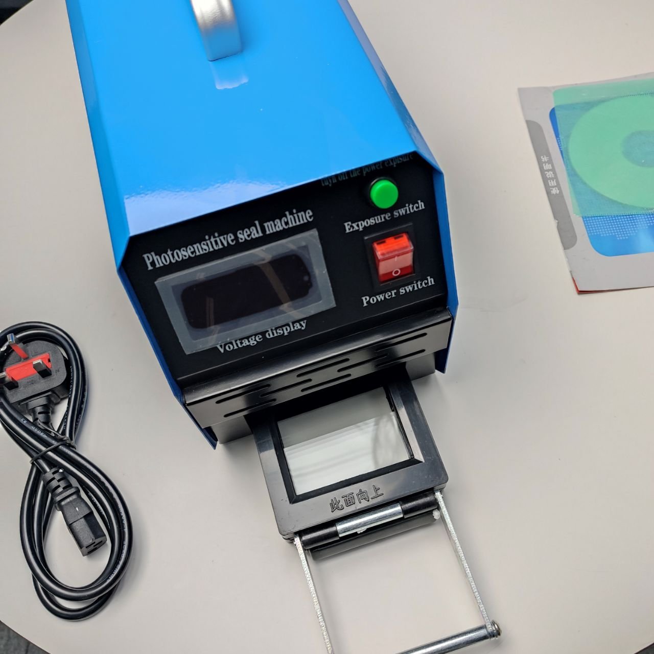 Manual Digital Stamp Making Photosensitive Seal Machine Machine Flash Rubber Stamp Maker Machines