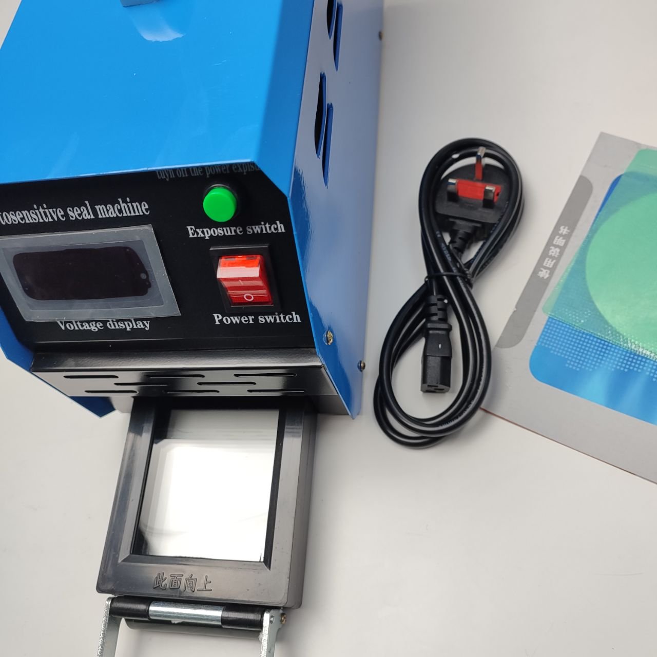Manual Digital Stamp Making Photosensitive Seal Machine Machine Flash Rubber Stamp Maker Machines