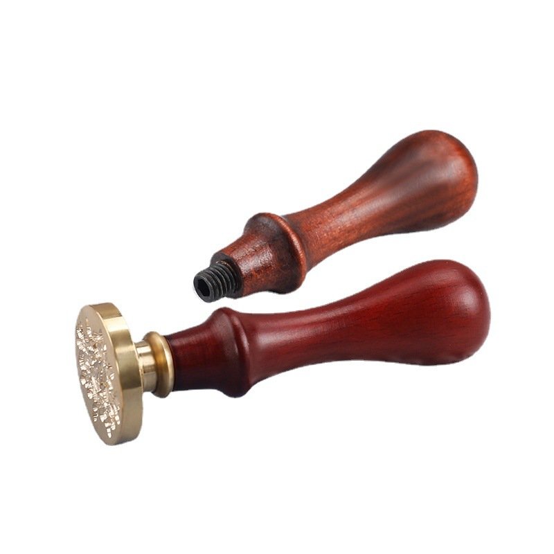 JPS Factory Sealing Wax Stamp Custom Logo Pattern Handle Wax Seal Stamp For Envelope Wedding Gift Card Invitation