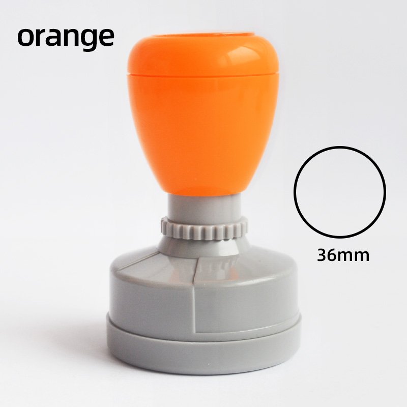 HA36 Self-Inking Stamp Circular Imprint Plastic Ink Pad for Office Use