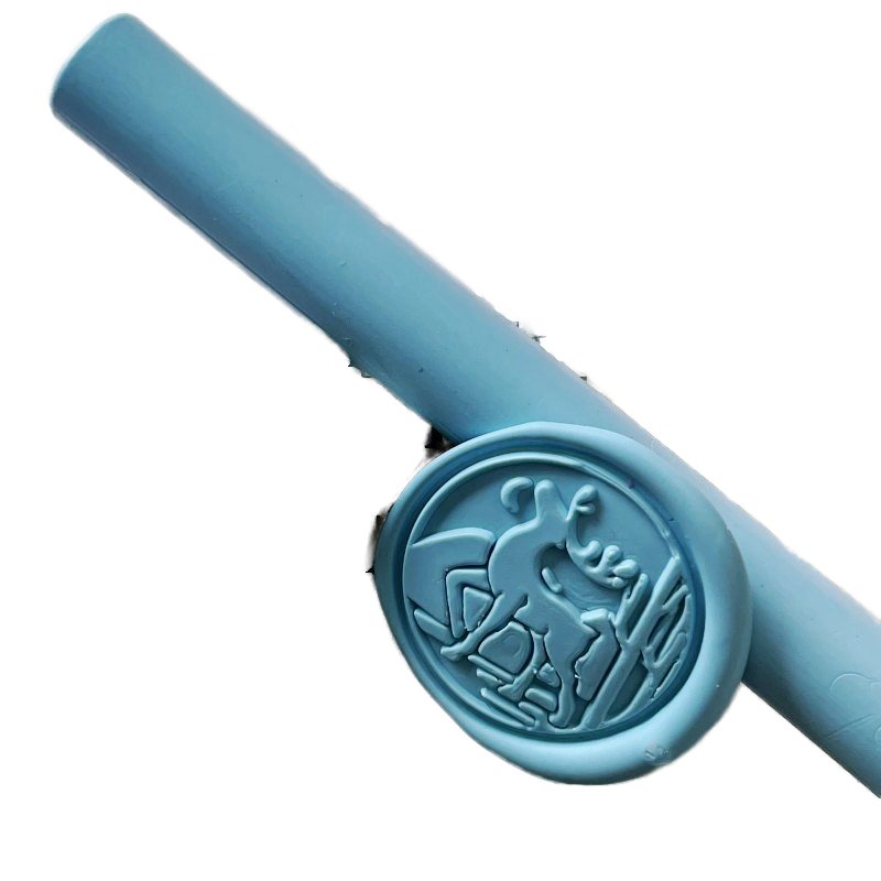Nile blue135*11mm sealing wax sticks for glue gun for decoration , production application